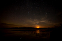 Moon Rise - Moonrise over Swamp Lake - 101_7675