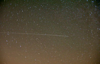 Star Trails and Satellite