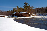 Big Springs Falls Area in early  March