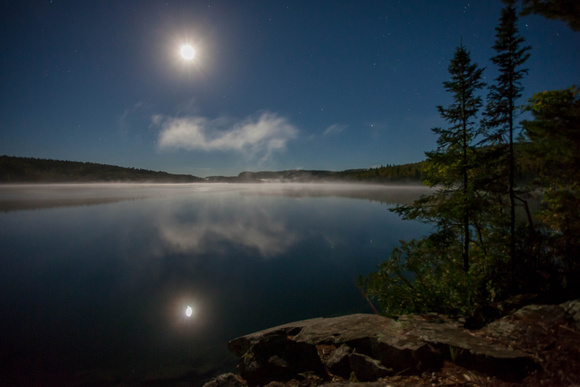 BWCA - Clearwater Lake - Moon Rise - 101_7953